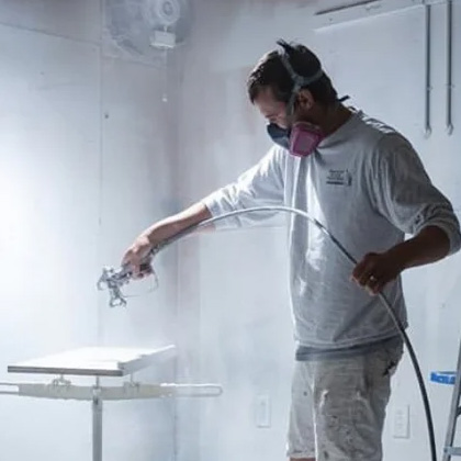 Best Cabinet Refinishing lead painter